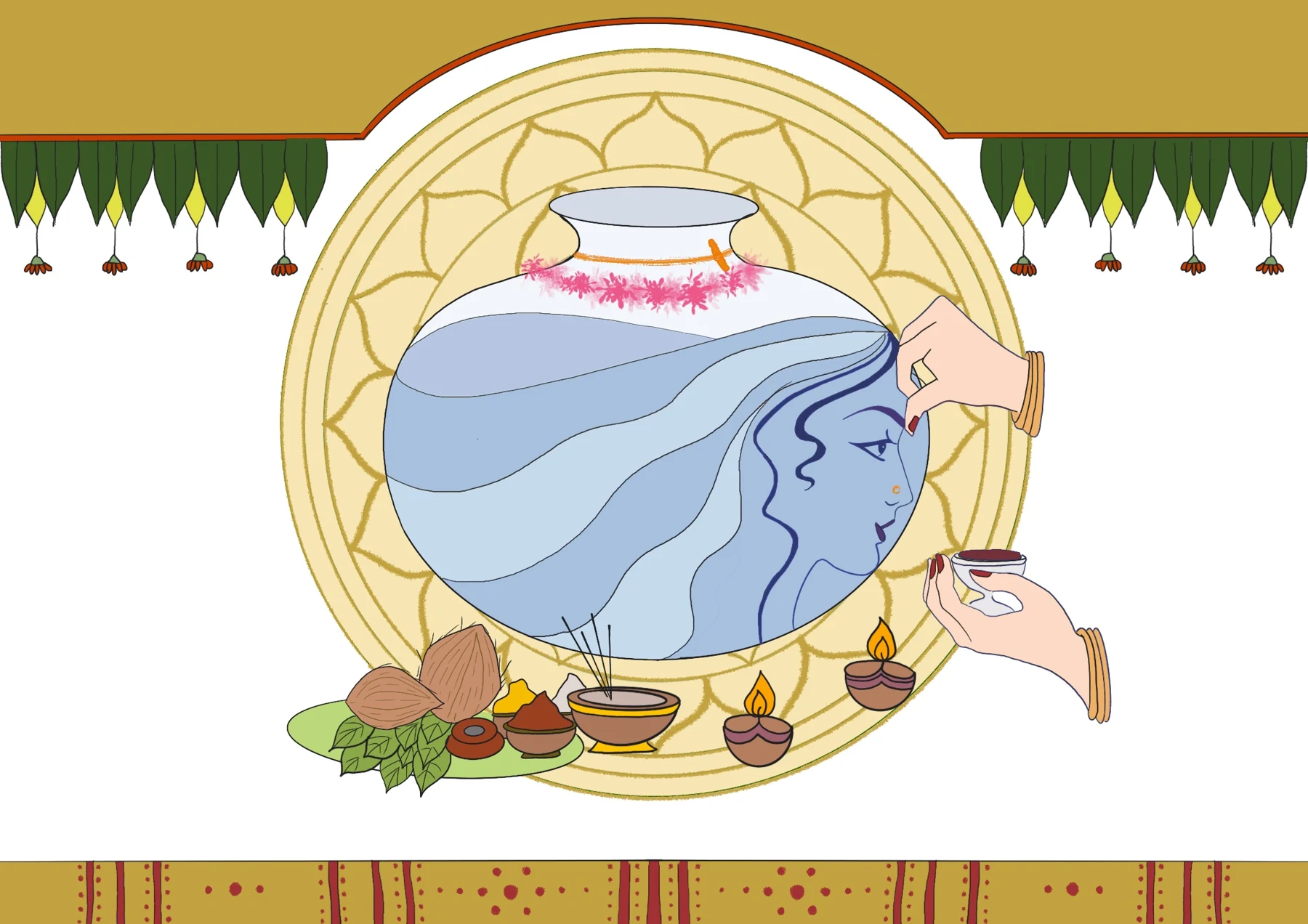 Illustration for Emotion / Shringara.