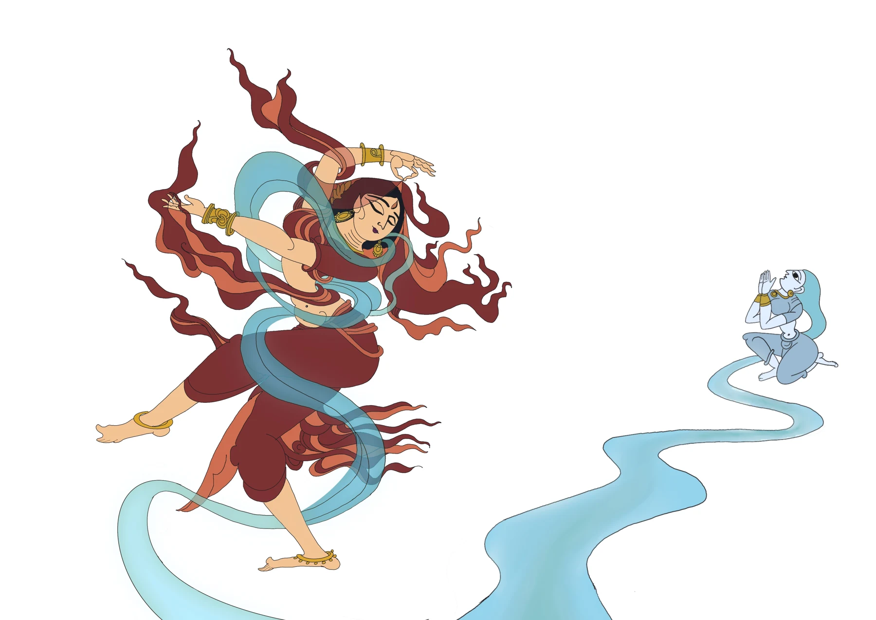 Illustration for Emotion / Raudra.