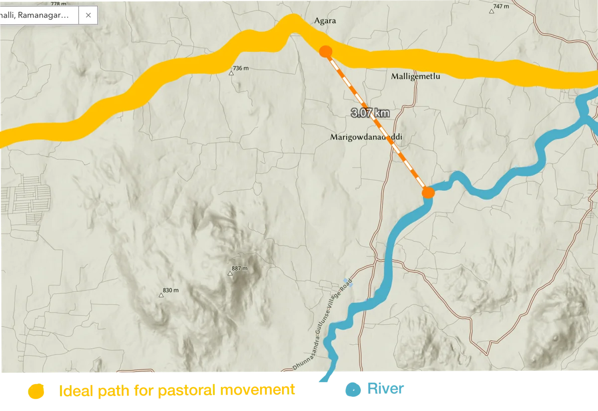 Pastoral Journeys and Time: route map and village accounts