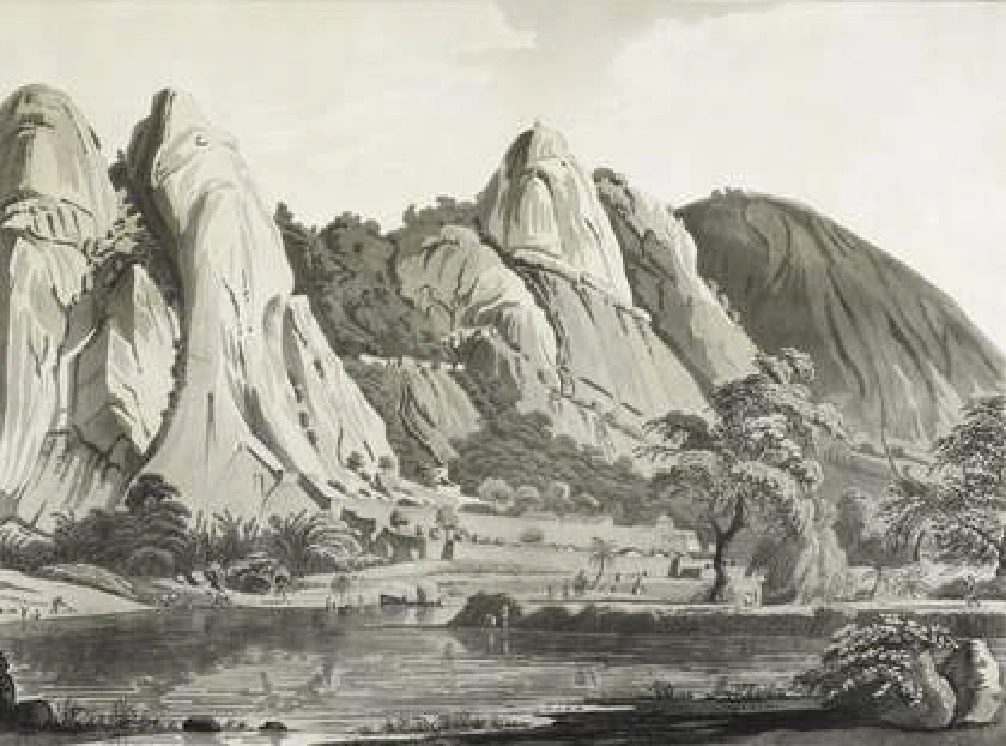 South view of Savandurga in 1794